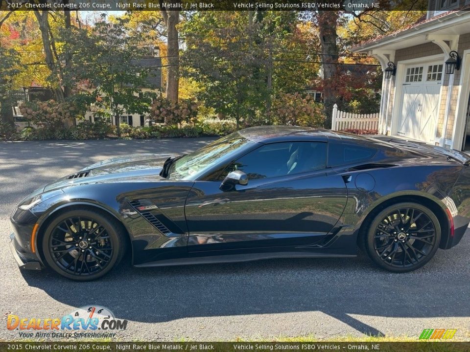 2015 Chevrolet Corvette Z06 Coupe Night Race Blue Metallic / Jet Black Photo #1