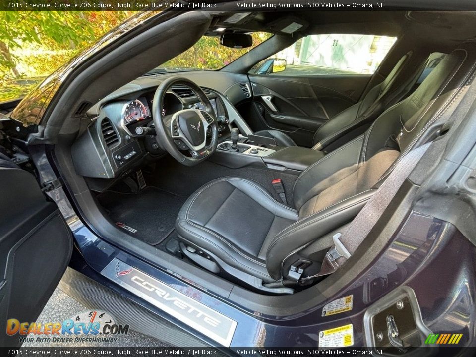 Jet Black Interior - 2015 Chevrolet Corvette Z06 Coupe Photo #3