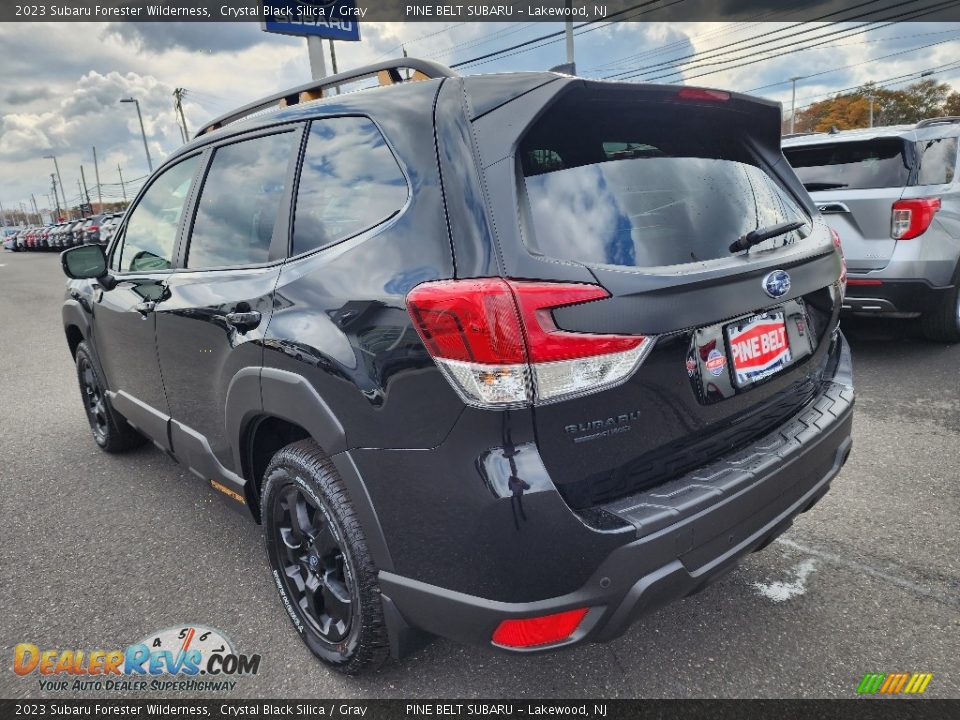 2023 Subaru Forester Wilderness Crystal Black Silica / Gray Photo #4