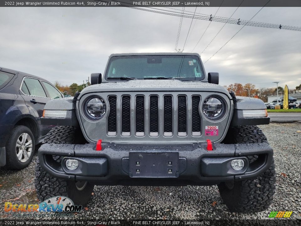 2022 Jeep Wrangler Unlimited Rubicon 4x4 Sting-Gray / Black Photo #2