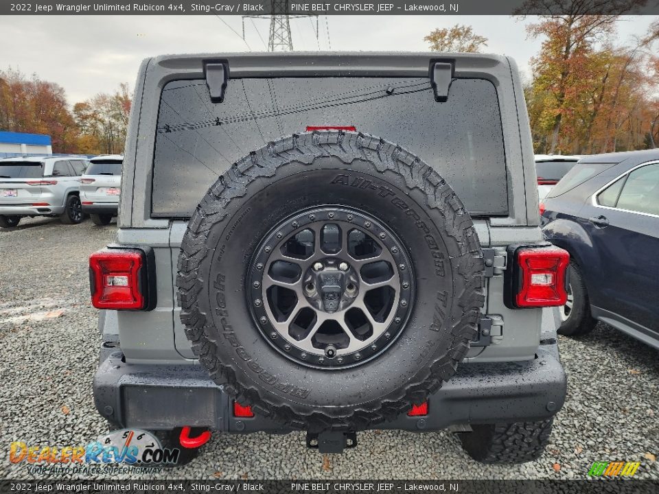 2022 Jeep Wrangler Unlimited Rubicon 4x4 Sting-Gray / Black Photo #4