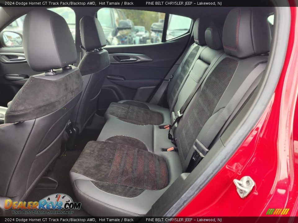 Rear Seat of 2024 Dodge Hornet GT Track Pack/Blacktop AWD Photo #7