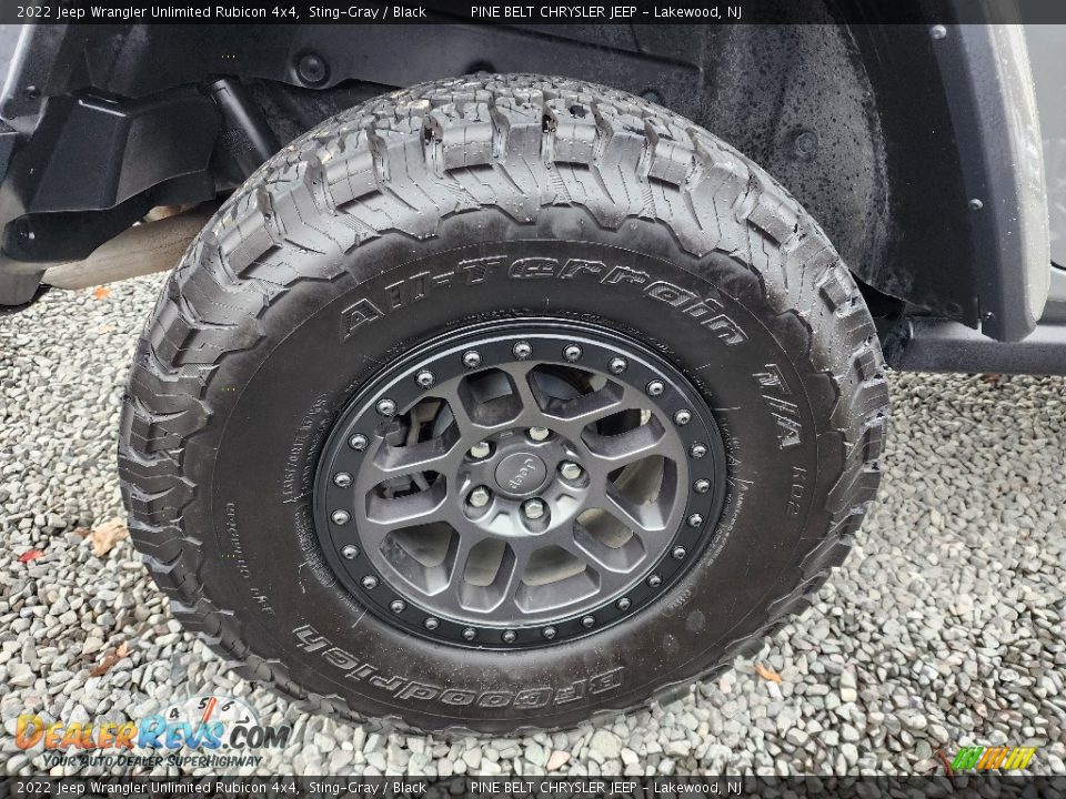 2022 Jeep Wrangler Unlimited Rubicon 4x4 Wheel Photo #6