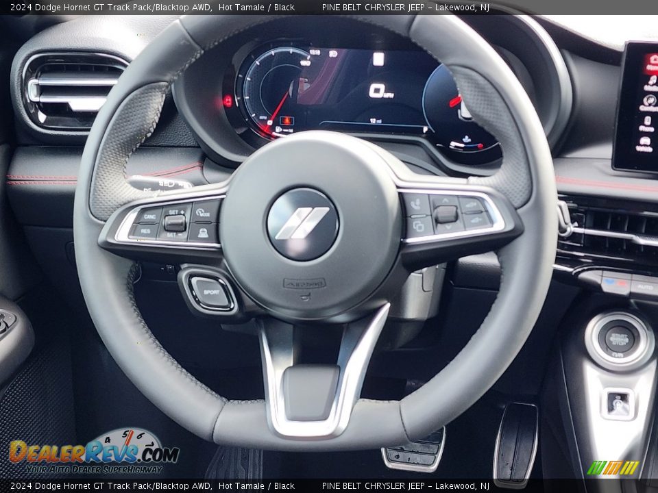 2024 Dodge Hornet GT Track Pack/Blacktop AWD Steering Wheel Photo #13