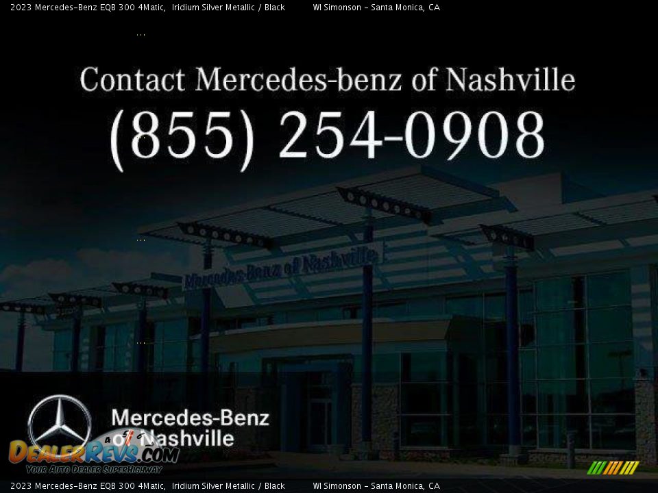 Dealer Info of 2023 Mercedes-Benz EQB 300 4Matic Photo #6