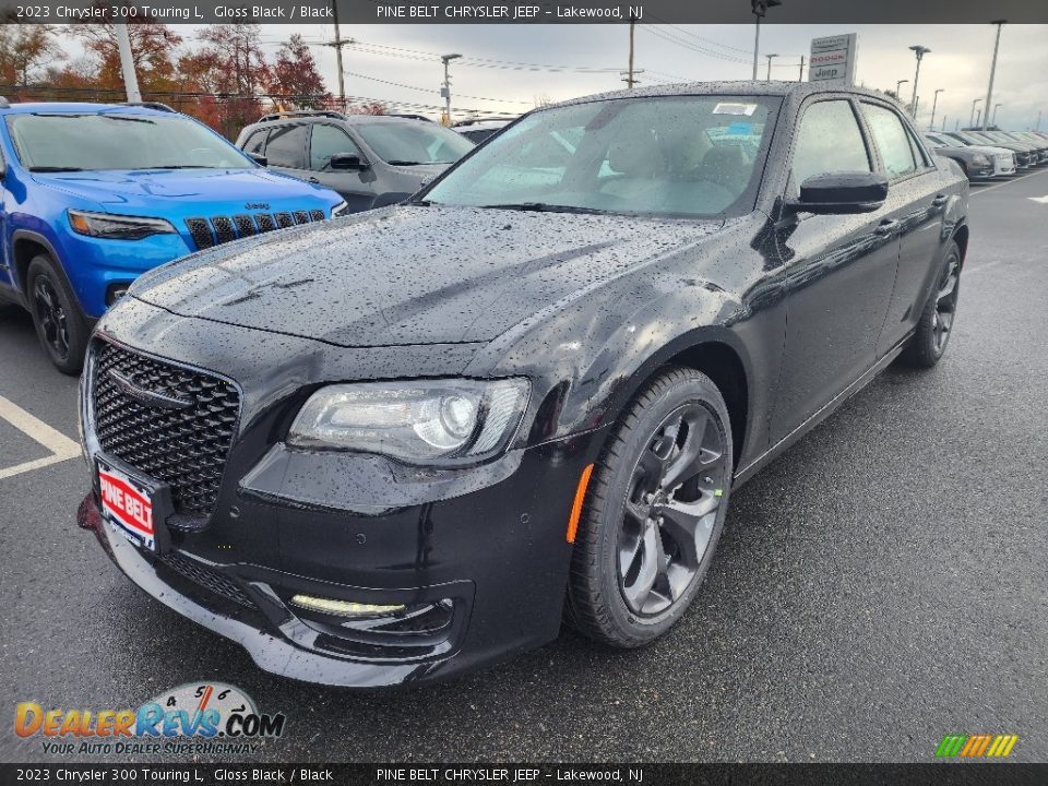 2023 Chrysler 300 Touring L Gloss Black / Black Photo #1