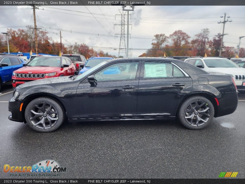 2023 Chrysler 300 Touring L Gloss Black / Black Photo #3