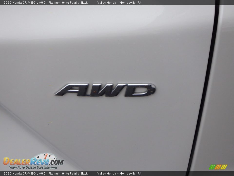 2020 Honda CR-V EX-L AWD Platinum White Pearl / Black Photo #7
