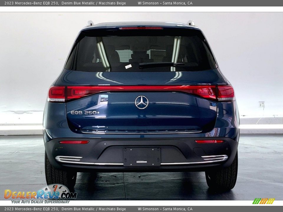 2023 Mercedes-Benz EQB 250 Denim Blue Metallic / Macchiato Beige Photo #3