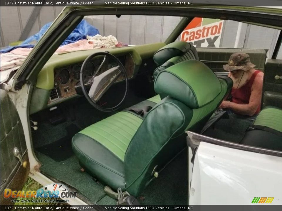 Green Interior - 1972 Chevrolet Monte Carlo  Photo #2