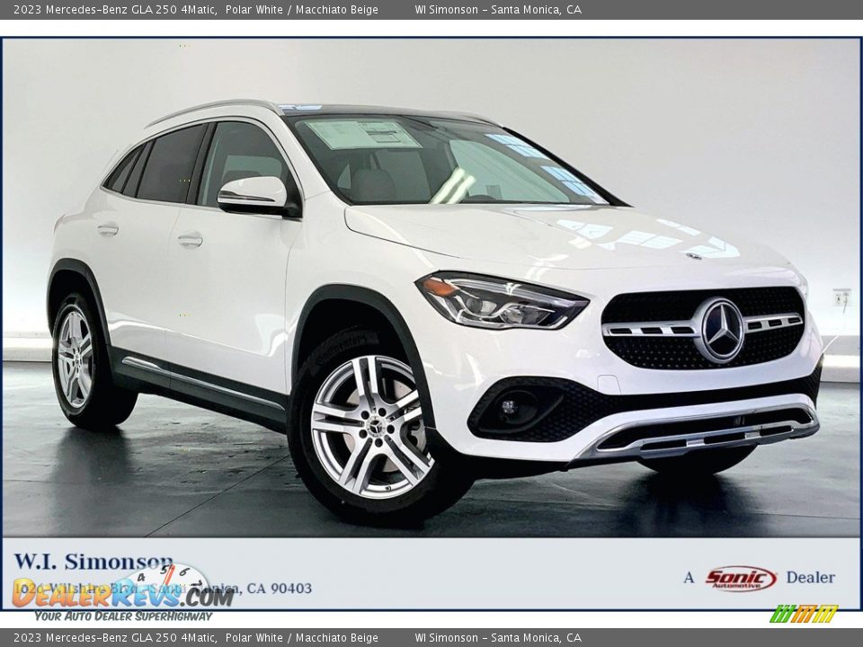 2023 Mercedes-Benz GLA 250 4Matic Polar White / Macchiato Beige Photo #1