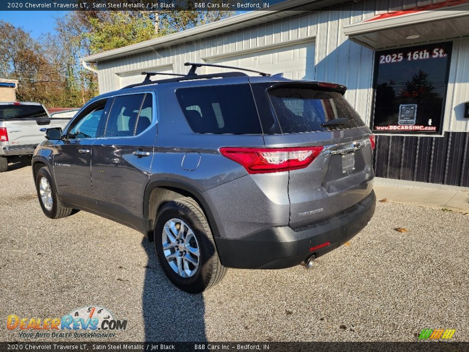 2020 Chevrolet Traverse LT Satin Steel Metallic / Jet Black Photo #3