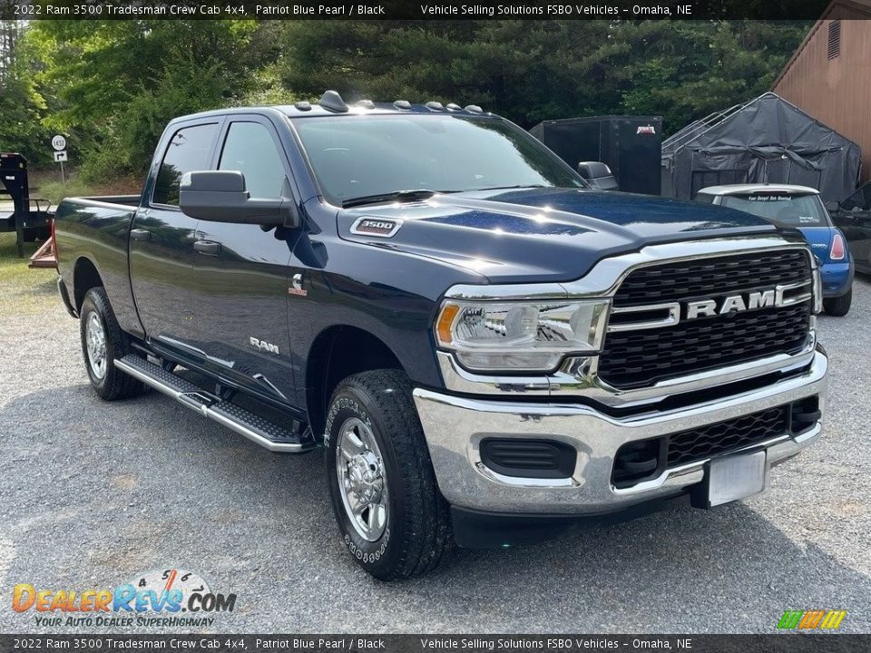 Front 3/4 View of 2022 Ram 3500 Tradesman Crew Cab 4x4 Photo #4