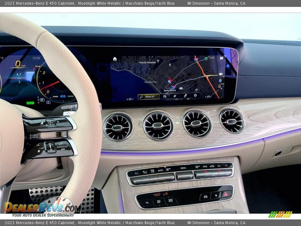 Navigation of 2023 Mercedes-Benz E 450 Cabriolet Photo #7