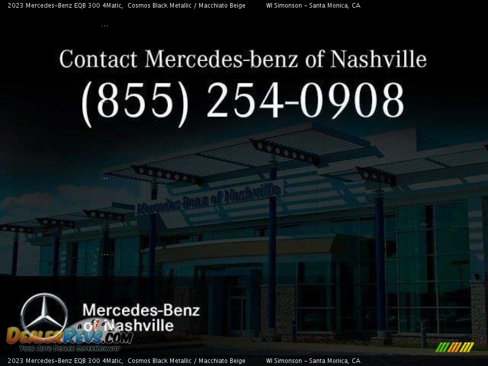 Dealer Info of 2023 Mercedes-Benz EQB 300 4Matic Photo #6