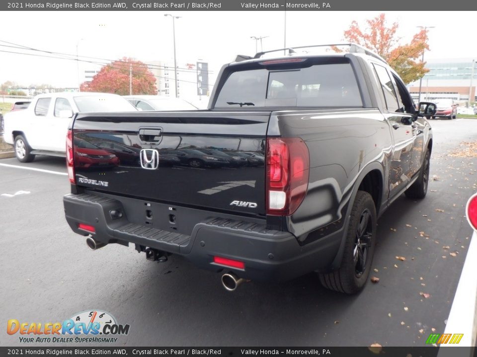 Crystal Black Pearl 2021 Honda Ridgeline Black Edition AWD Photo #6