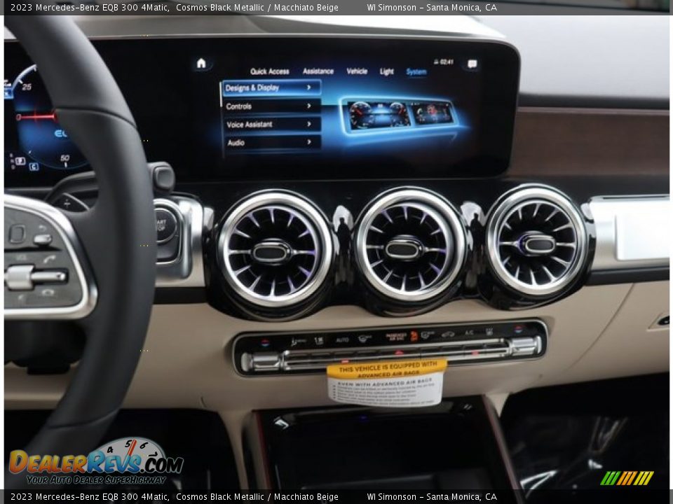 Controls of 2023 Mercedes-Benz EQB 300 4Matic Photo #20