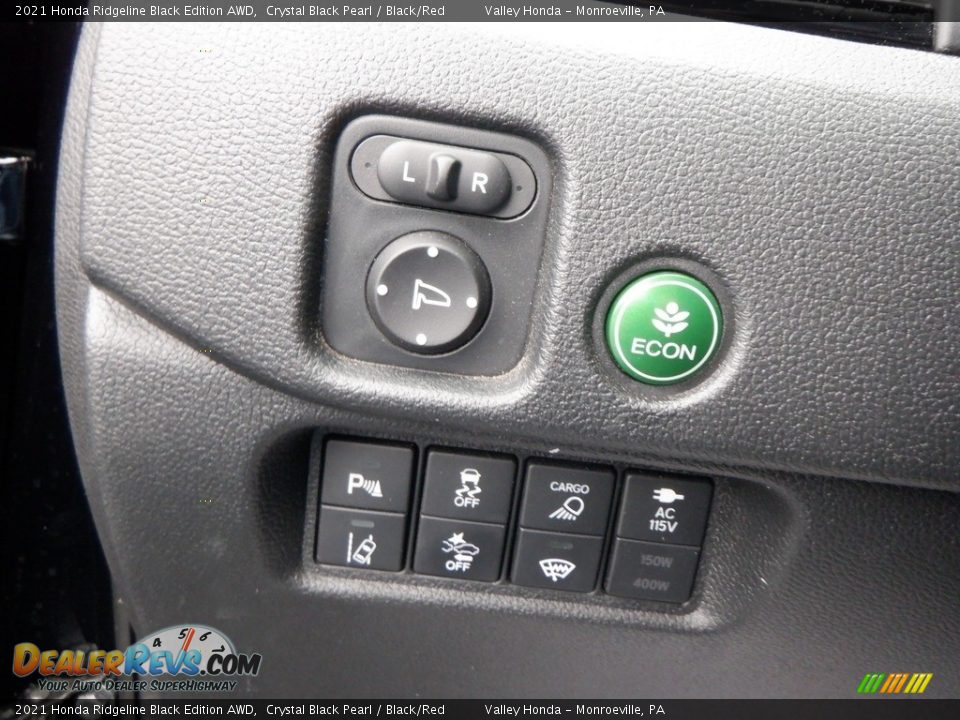 Controls of 2021 Honda Ridgeline Black Edition AWD Photo #15