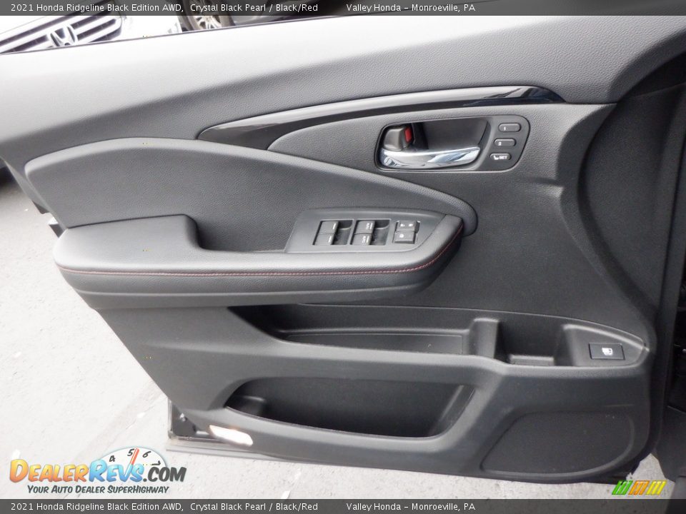 Door Panel of 2021 Honda Ridgeline Black Edition AWD Photo #16