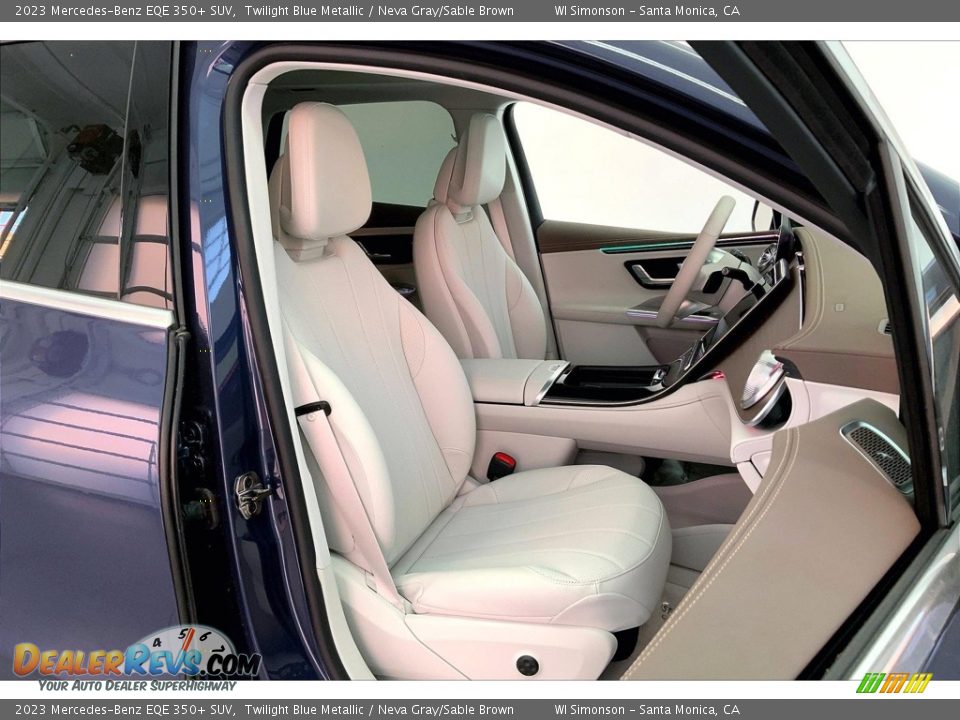 Neva Gray/Sable Brown Interior - 2023 Mercedes-Benz EQE 350+ SUV Photo #5