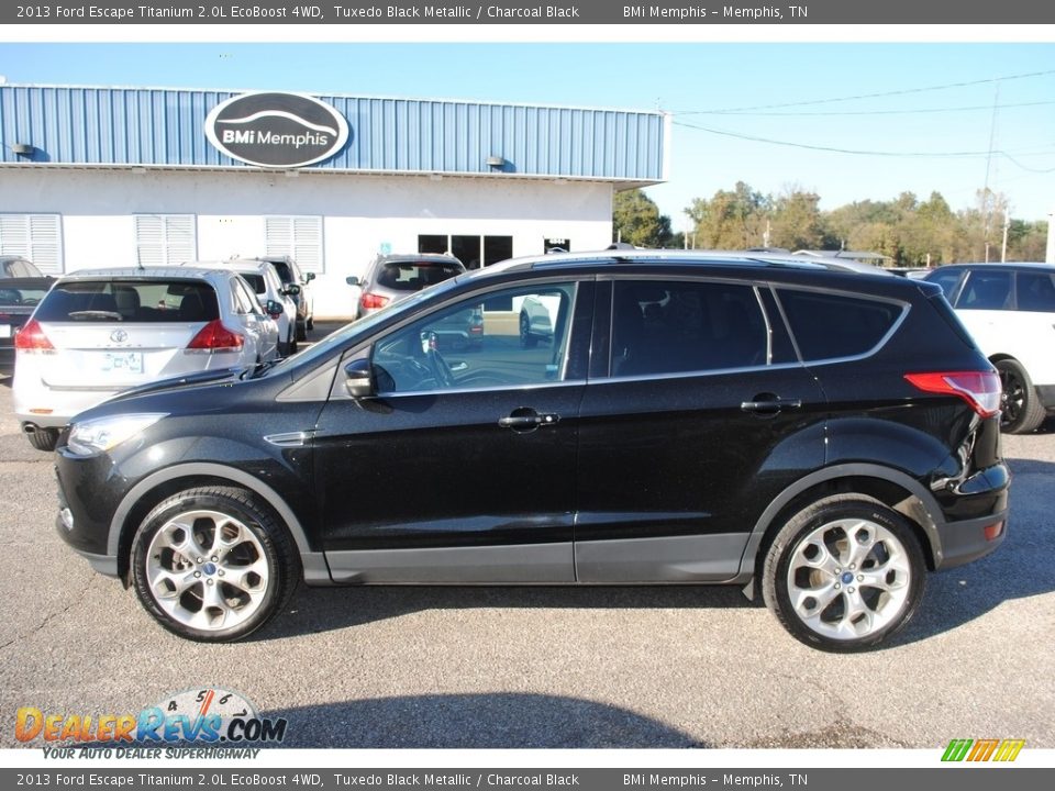 2013 Ford Escape Titanium 2.0L EcoBoost 4WD Tuxedo Black Metallic / Charcoal Black Photo #2