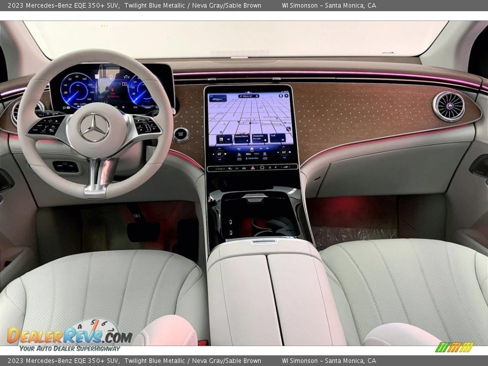Front Seat of 2023 Mercedes-Benz EQE 350+ SUV Photo #6