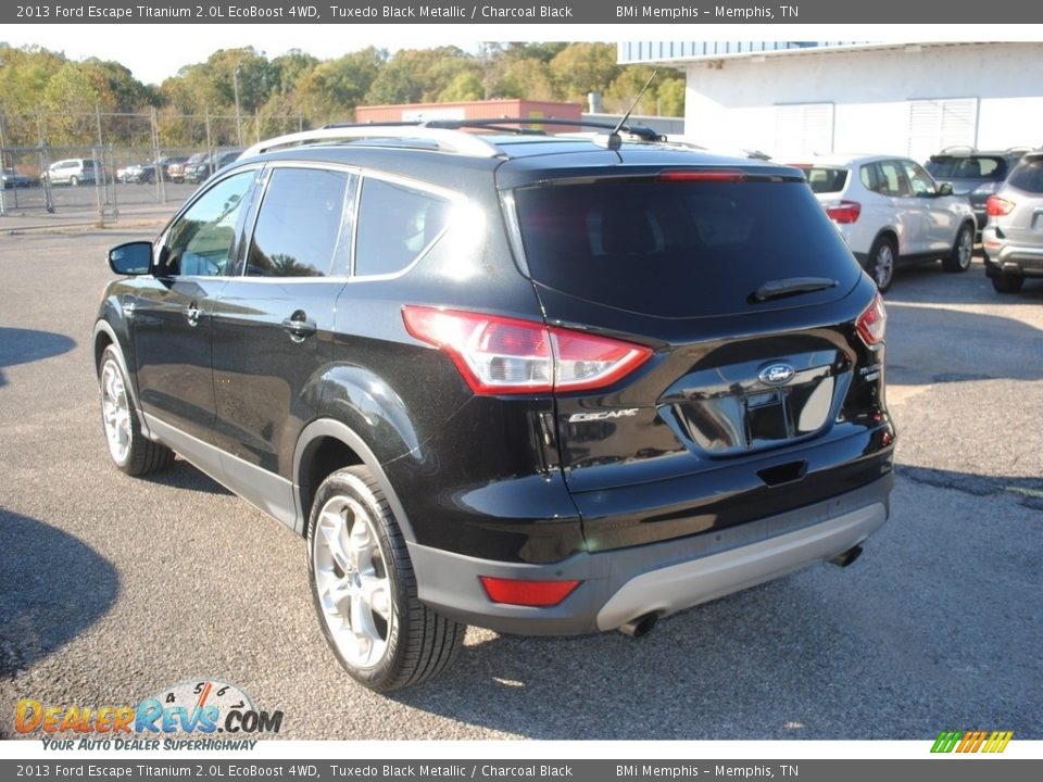 2013 Ford Escape Titanium 2.0L EcoBoost 4WD Tuxedo Black Metallic / Charcoal Black Photo #3