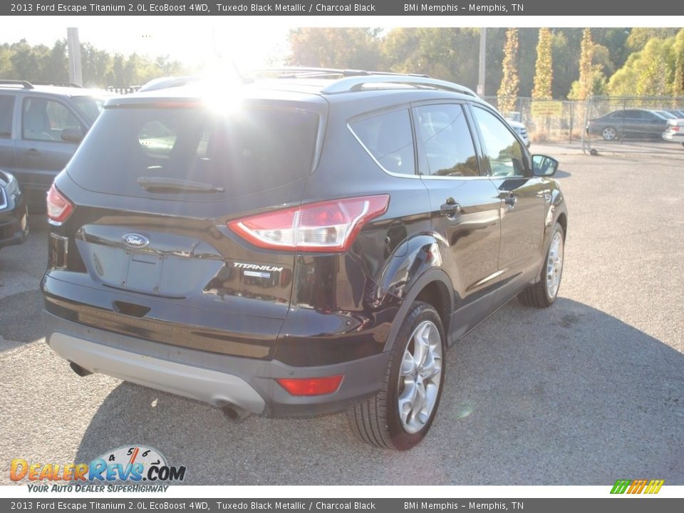 2013 Ford Escape Titanium 2.0L EcoBoost 4WD Tuxedo Black Metallic / Charcoal Black Photo #5