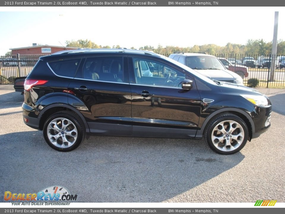 2013 Ford Escape Titanium 2.0L EcoBoost 4WD Tuxedo Black Metallic / Charcoal Black Photo #6