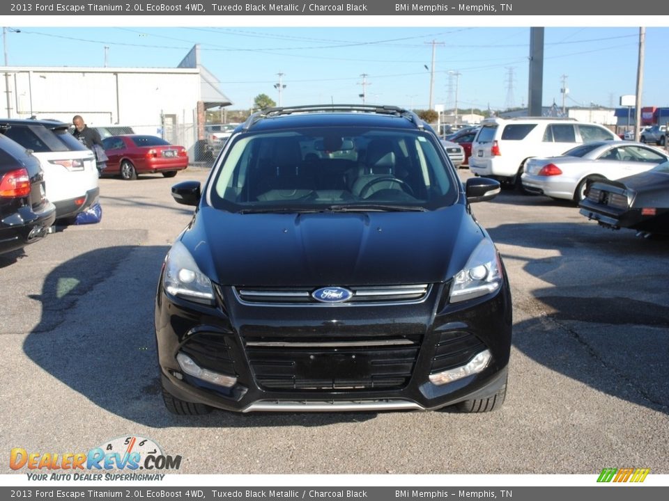 2013 Ford Escape Titanium 2.0L EcoBoost 4WD Tuxedo Black Metallic / Charcoal Black Photo #8