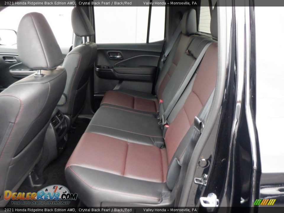Rear Seat of 2021 Honda Ridgeline Black Edition AWD Photo #34