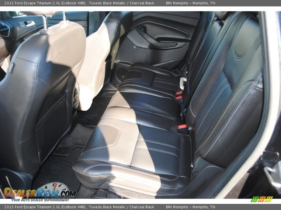 2013 Ford Escape Titanium 2.0L EcoBoost 4WD Tuxedo Black Metallic / Charcoal Black Photo #25