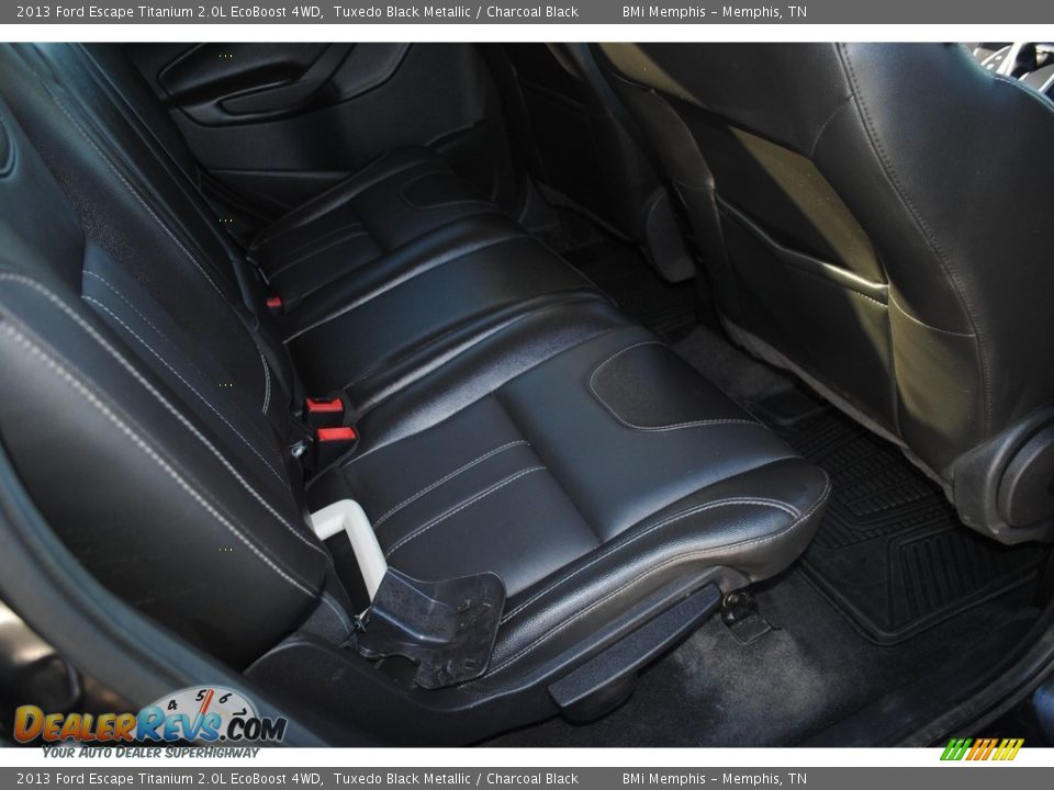 2013 Ford Escape Titanium 2.0L EcoBoost 4WD Tuxedo Black Metallic / Charcoal Black Photo #28