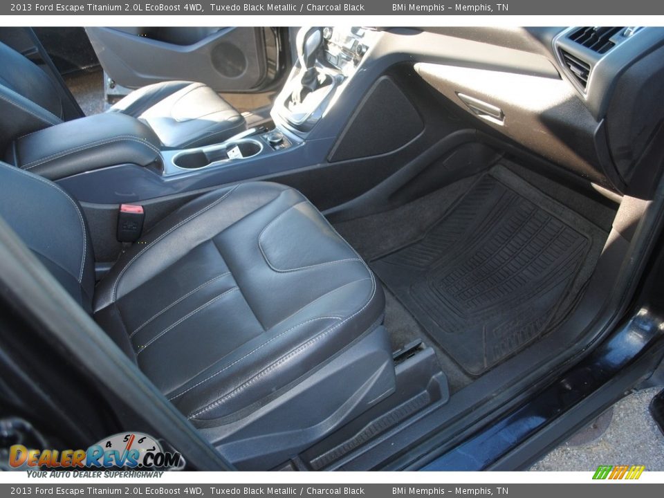 2013 Ford Escape Titanium 2.0L EcoBoost 4WD Tuxedo Black Metallic / Charcoal Black Photo #30