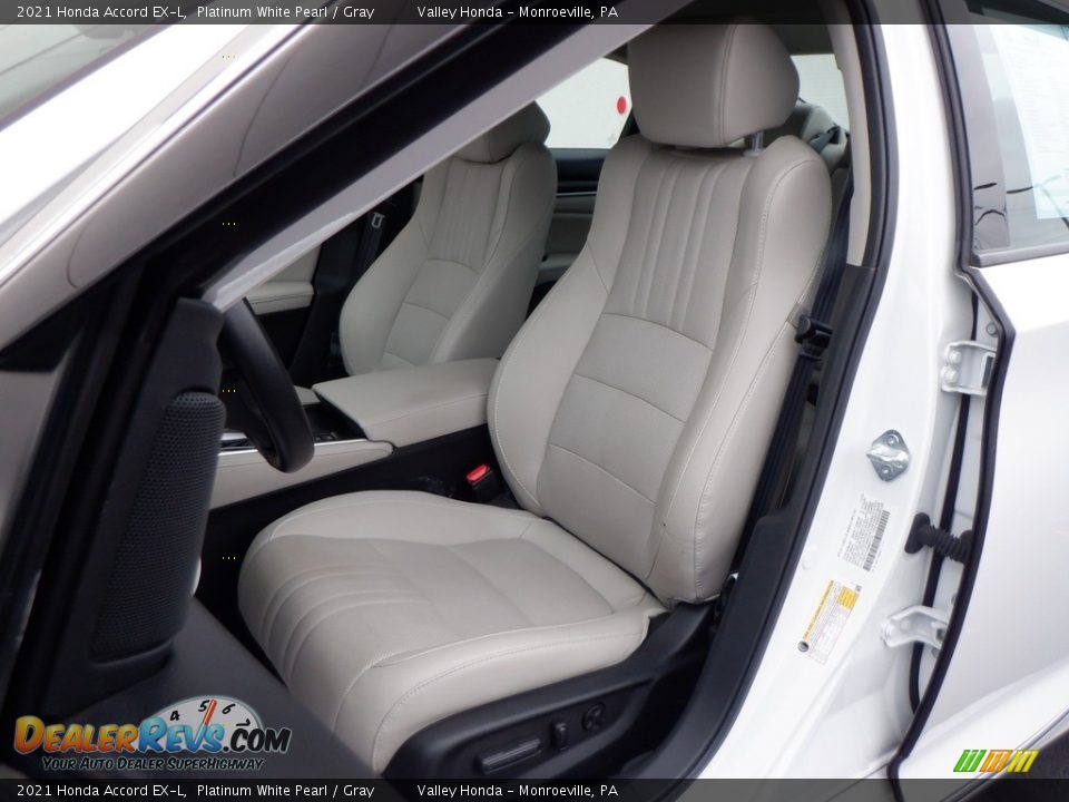Front Seat of 2021 Honda Accord EX-L Photo #10