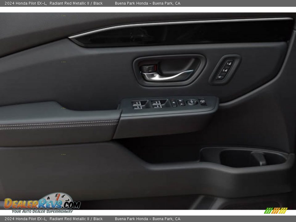 2024 Honda Pilot EX-L Radiant Red Metallic II / Black Photo #33