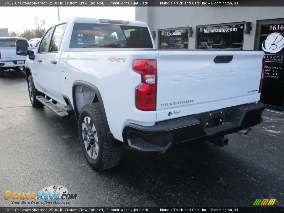 2022 Chevrolet Silverado 2500HD Custom Crew Cab 4x4 Summit White / Jet Black Photo #3