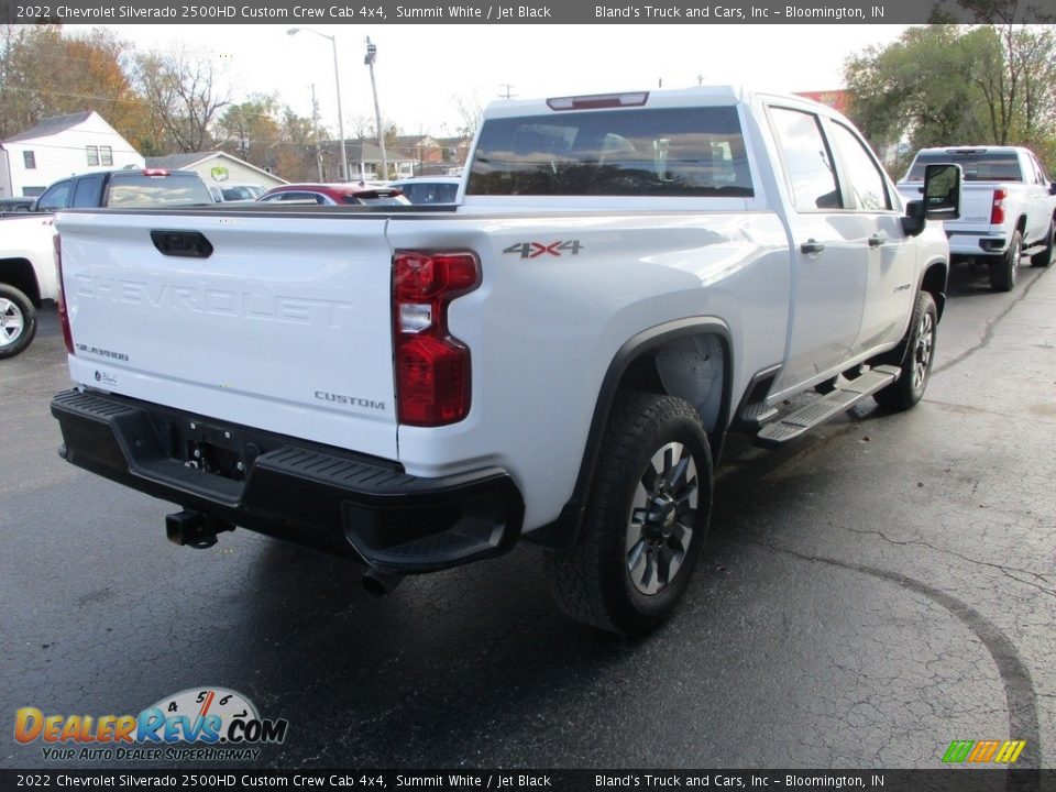 2022 Chevrolet Silverado 2500HD Custom Crew Cab 4x4 Summit White / Jet Black Photo #4