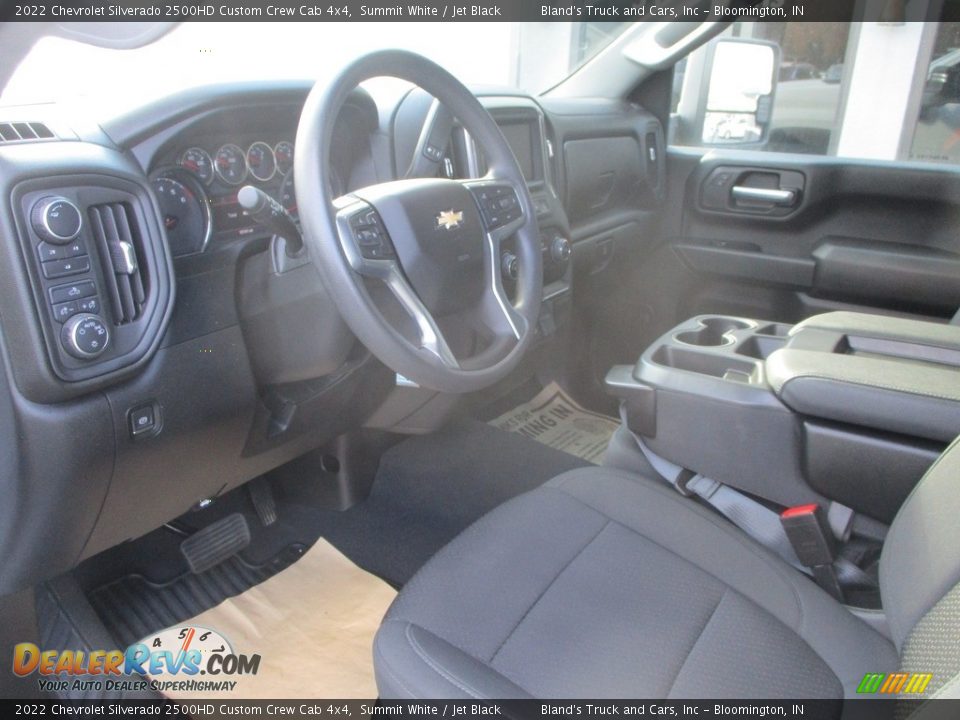 2022 Chevrolet Silverado 2500HD Custom Crew Cab 4x4 Summit White / Jet Black Photo #6