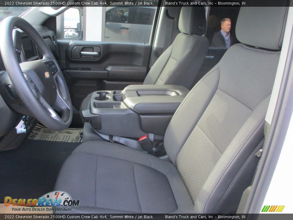 2022 Chevrolet Silverado 2500HD Custom Crew Cab 4x4 Summit White / Jet Black Photo #7