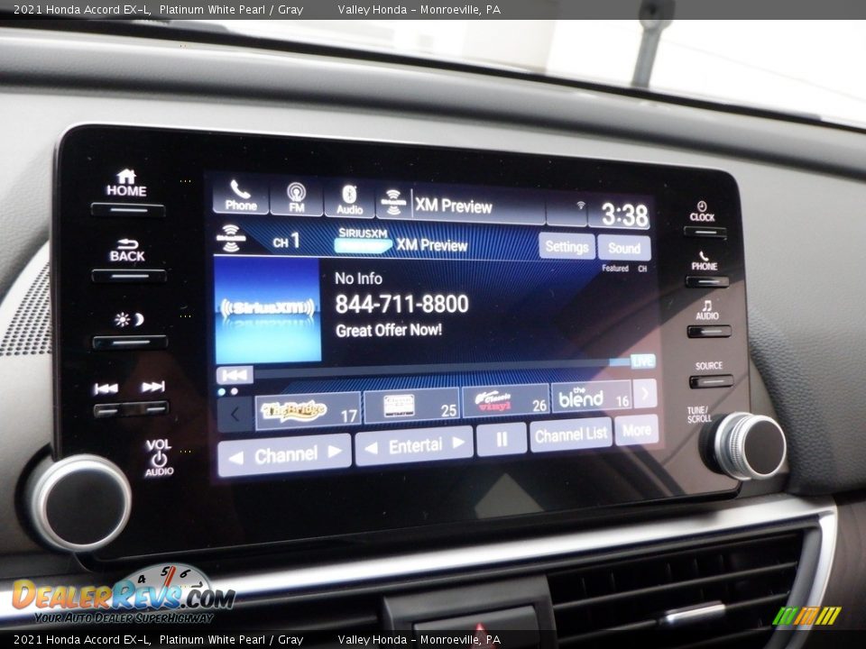 Controls of 2021 Honda Accord EX-L Photo #19