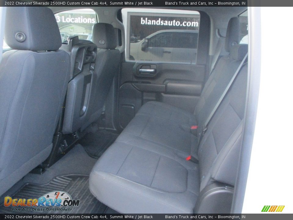2022 Chevrolet Silverado 2500HD Custom Crew Cab 4x4 Summit White / Jet Black Photo #9