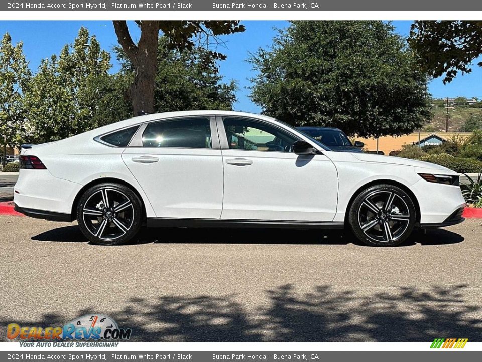 Platinum White Pearl 2024 Honda Accord Sport Hybrid Photo #3