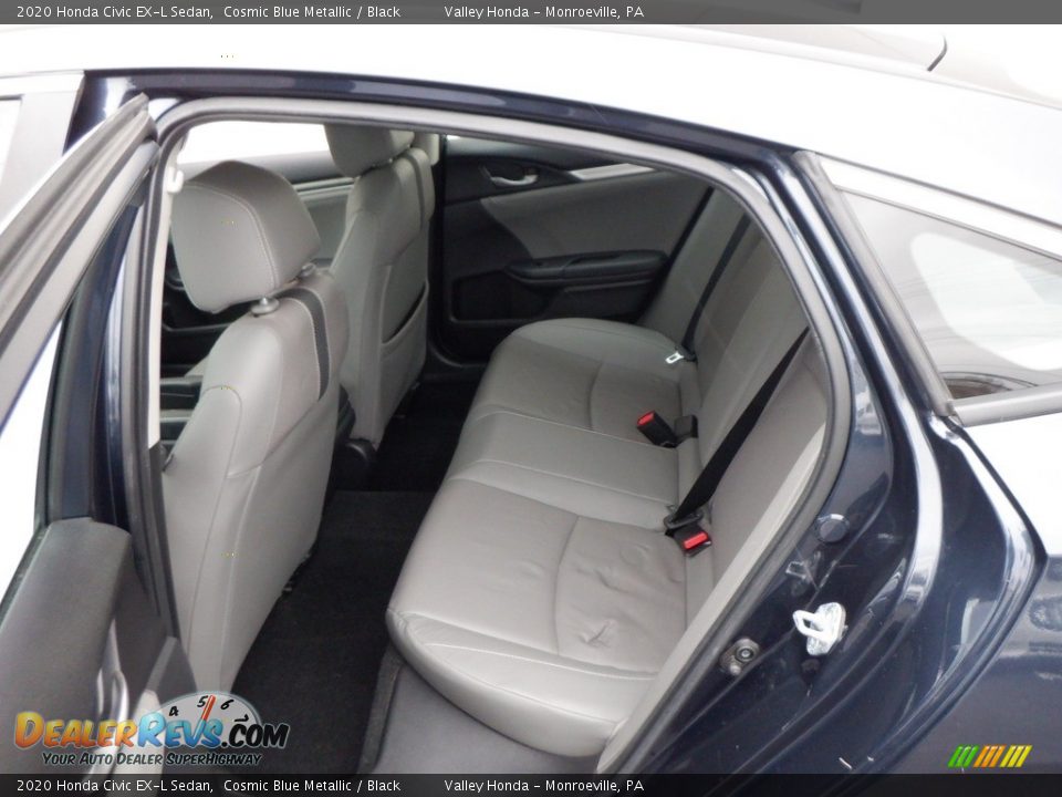 2020 Honda Civic EX-L Sedan Cosmic Blue Metallic / Black Photo #23