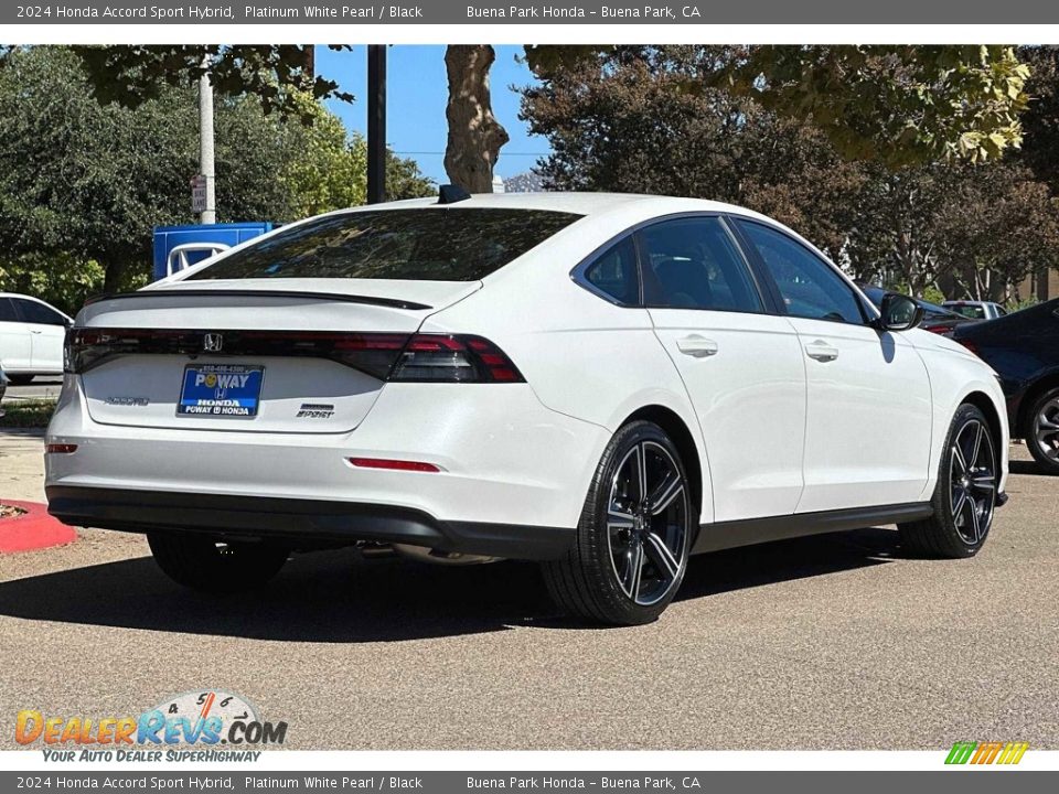 2024 Honda Accord Sport Hybrid Platinum White Pearl / Black Photo #4