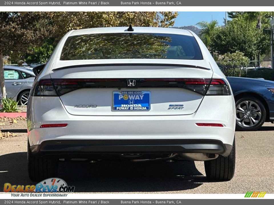 2024 Honda Accord Sport Hybrid Platinum White Pearl / Black Photo #5