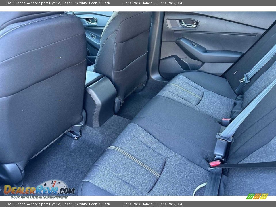 Rear Seat of 2024 Honda Accord Sport Hybrid Photo #9