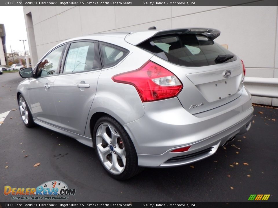 2013 Ford Focus ST Hatchback Ingot Silver / ST Smoke Storm Recaro Seats Photo #10