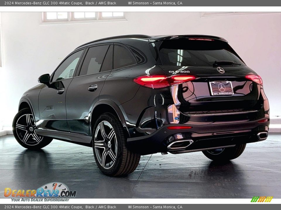 Black 2024 Mercedes-Benz GLC 300 4Matic Coupe Photo #2