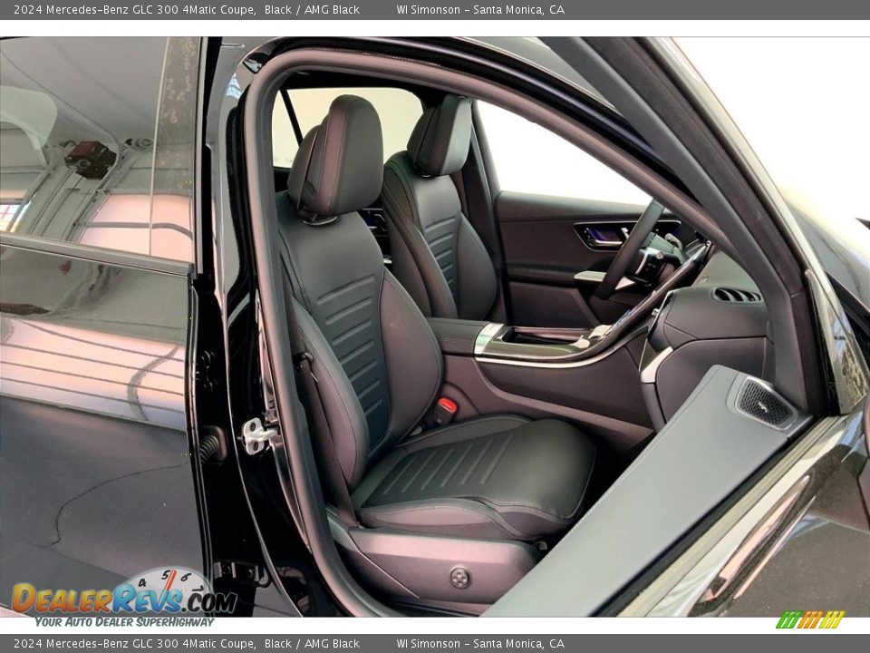 AMG Black Interior - 2024 Mercedes-Benz GLC 300 4Matic Coupe Photo #5